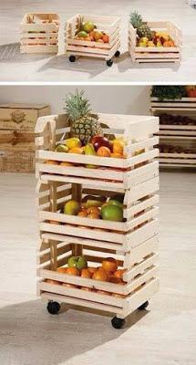 Haz muebles y organizadores para tu hogar con cajas de frutas