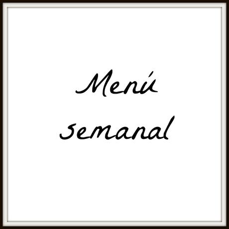 Menú semanal