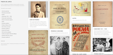 PoesíaDeLorca.eu Recopilación de la #Poesía de Federico García Lorca en dominio público