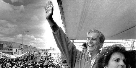 Mario Vargas Llosa como candidato a la presidencia del Perú