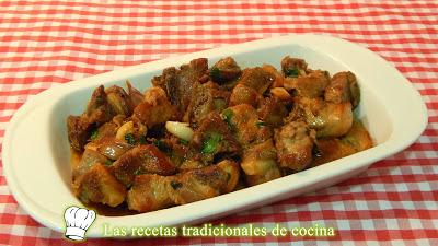 Receta de costillas de cerdo al ajillo