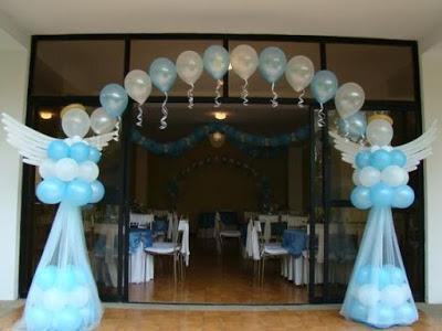 12 Ideas decorativas con globos para cumpleaños - baby shower - bautizos y mucho más