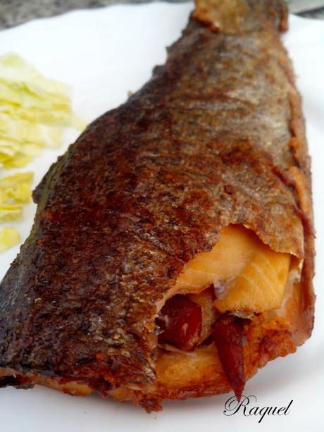 Trucha rellena de Jamón Trucha rellena de Jamón