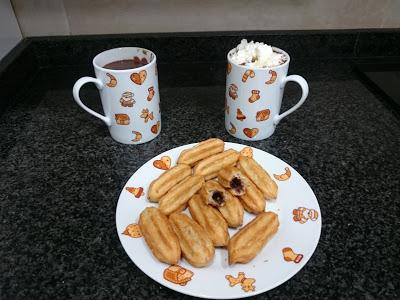 SUIZOS CON MINI CHURROS RELLENOS