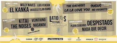 Festival Latidos contra el cáncer infantil: El Kanka, Despistaos, The Noises, Willy Naves, Kitai, Veintiuno...