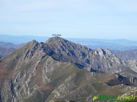 Desde el Cuchu vista de Peña Mea