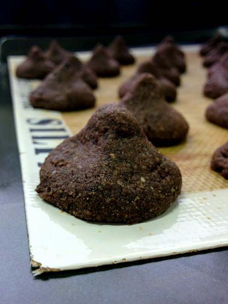 masitas francesas de chocolate y almendras | #cookiesandkindness