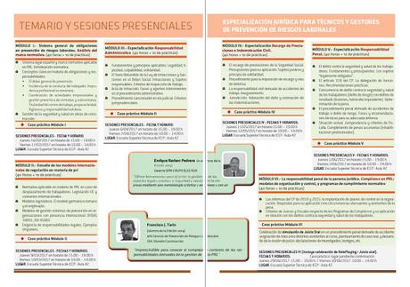 Nueva edición del curso de Especialización Jurídica para Técnicos y Gestores de PRL