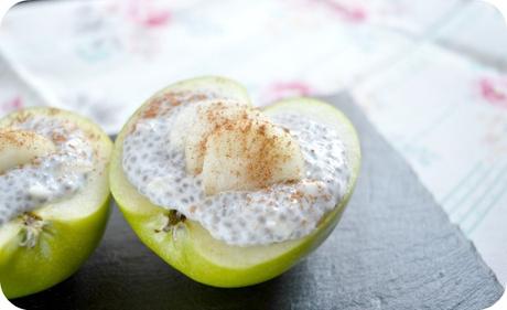 Tarta de manzana RAW