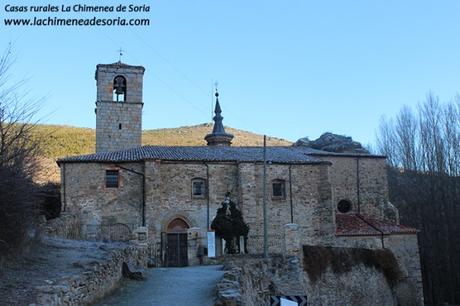 Soria y Tierras Altas: San Pedro Manrique, Ruta de las Icnitas, Acebal de la Garagüeta yanguas iglesia de santa maria