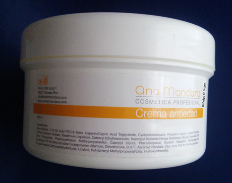 Crema antiedad de Ana Mandara + sorteo