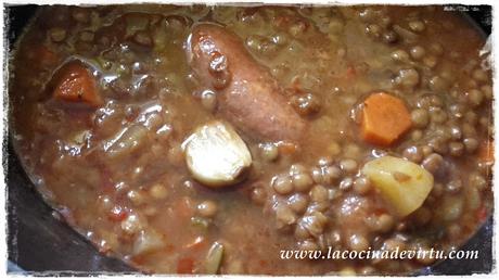 Lentejas estilo Virtu en olla lenta Crock Pot Lentejas estilo Virtu en olla lenta Crock Pot