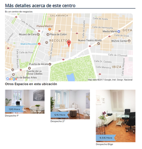 Novedades de SpacesON: página de sala más clara, más intuitiva y sobre todo, móvil Alquiler de salas para formación, entrevistas y demás