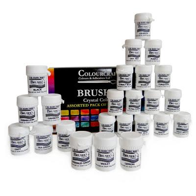 Conociendo el material: Brusho Crystal Colour