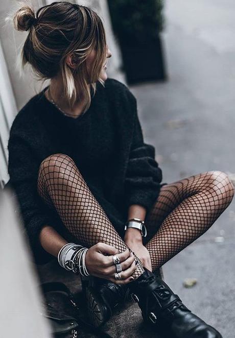 Medias de rejilla Medias de rejilla