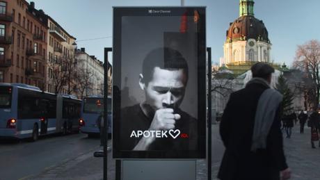 Este anuncio interactivo tose cada vez que un fumador pasa cerca
