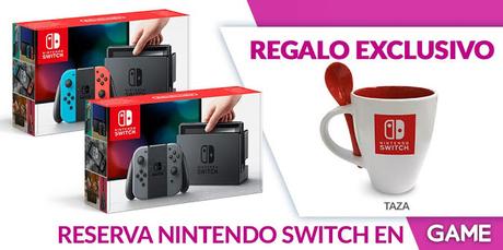 GAME nos ofrece la reserva de Nintendo Switch con un regalo muy especial, una taza GAME nos ofrece la reserva de Nintendo Switch con un regalo muy especial, una taza