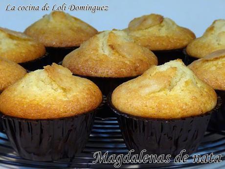 Magdalenas de nata