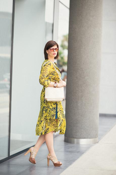 Mis Looks: Tacones Nude + Vestido Camisero Mis Looks: Tacones Nude + Vestido Camisero