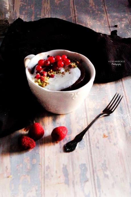 Mug cake de Sirope de Chocolate . Una receta de rechupete Mug cake de Sirope de Chocolate . Una receta de rechupete