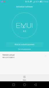 El Huawei GX8 se actualiza a android 6.0 Marshmallow GX8 Buscar Actualizaciones