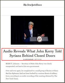 NYT manipuló el apoyo de EE.UU. a Daesh confirmado por Kerry en privado [+ audio]
