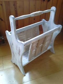 Revistero con chalk paint