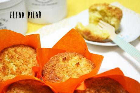Muffins integrales de coco y piña (¡¡extraordinariamente jugosos!!)