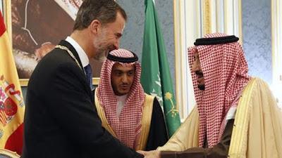 El rey Felipe insiste en cambiar sangre por dólares en Arabia Saudí