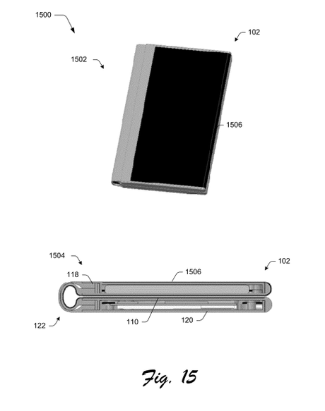 Microsoft patenta un smartphone con pantalla flexible ¿Surface Phone?