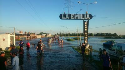 La Emilia / San Nicolás bajo el agua