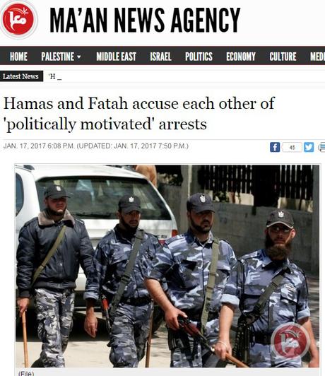 Hamas y Fatah detienen presos políticos Hamas y Fatah detienen presos políticos