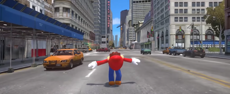 Parodian Super Mario Oddysey con un mod en GTA Parodian Super Mario Oddysey con un mod en GTA