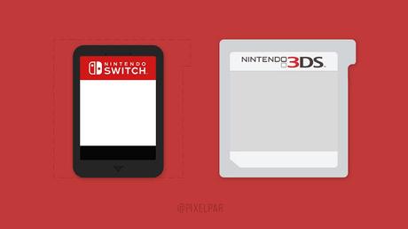 Comparación cartucho 3DS con cartucho de Switch Comparación cartucho 3DS con cartucho de Switch