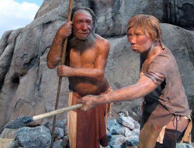 ADN de humano moderno en neandertales