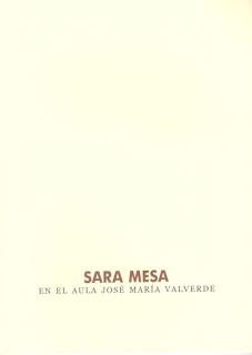 Sara Mesa en el Aula Valverde