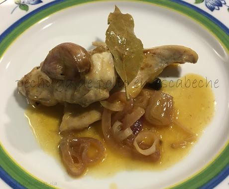 PECHUGA DE POLLO EN ESCABECHE (DESAFIO SALADO ENERO 2017)