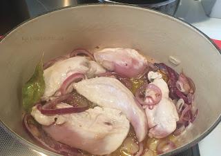 PECHUGA DE POLLO EN ESCABECHE (DESAFIO SALADO ENERO 2017)