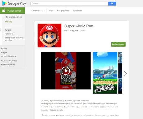 Confirman la fecha de lanzamiento del Super Mario para Android