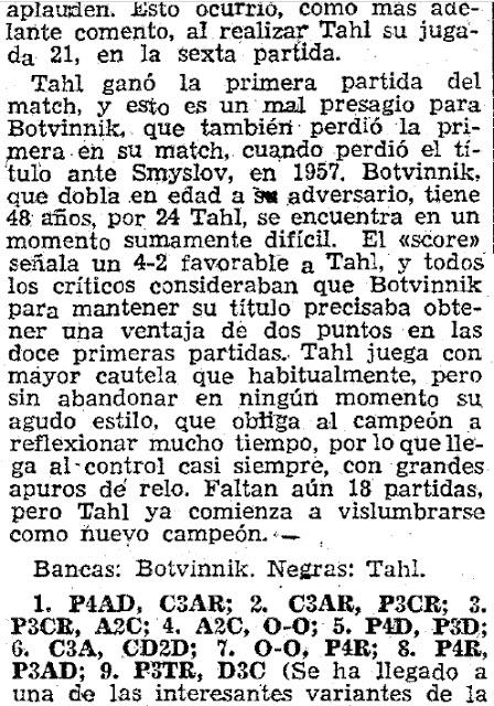 Los Mundiales de Torán - Botvinnik vs Tal 1960 (3) Los Mundiales de Torán - Botvinnik vs Tal 1960 (3)