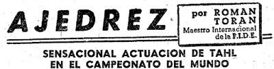 Los Mundiales de Torán - Botvinnik vs Tal 1960 (3) Los Mundiales de Torán - Botvinnik vs Tal 1960 (3)