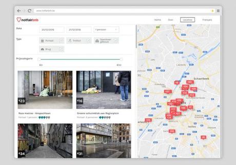 #notfairbnb, una plataforma para alquilar las “casas” de las personas sin hogar #notfairbnb, una plataforma para alquilar las “casas” de las personas sin hogar