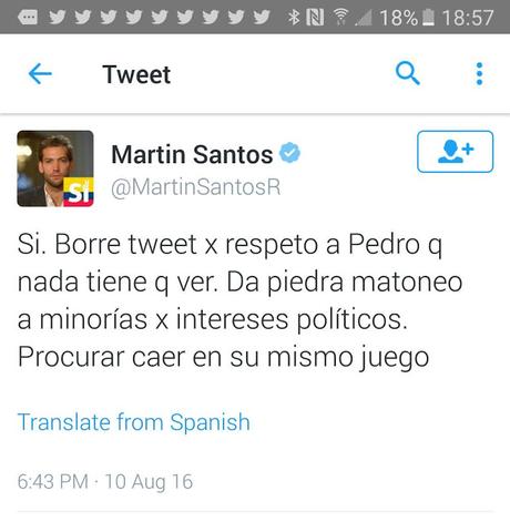El bullying de Martín Santos contra su primo