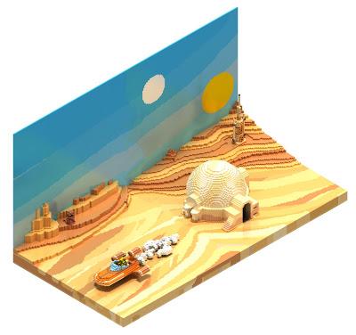 Las extraordinarias ilustraciones con vóxels de Sir Carma Las extraordinarias ilustraciones con vóxels de Sir Carma