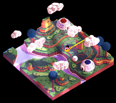 Las extraordinarias ilustraciones con vóxels de Sir Carma Las extraordinarias ilustraciones con vóxels de Sir Carma