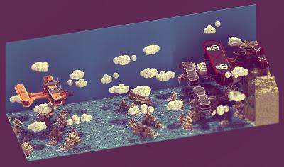 Las extraordinarias ilustraciones con vóxels de Sir Carma Las extraordinarias ilustraciones con vóxels de Sir Carma