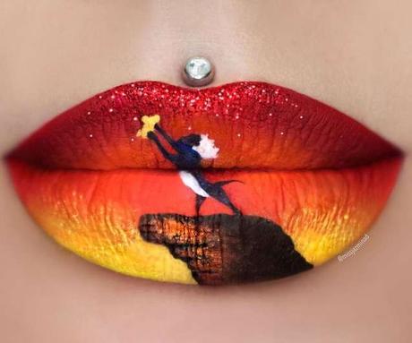 Las mejores ideas de labios de fantasía o lip art [FOTOS]