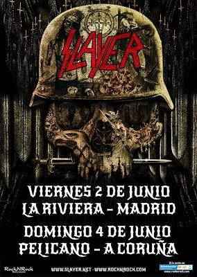 Slayer tocarán en Madrid y A Coruña (además del Primavera Sound Barcelona)