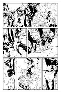Comic X-Men dentro Logan
