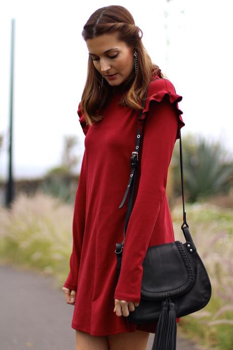 Burgundy Dress